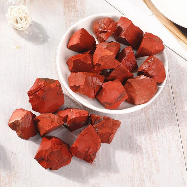 

decorative objects & figurines 100g natural red jasper rough stones mineral specimens crystals irregular shape rock stone for fish tank