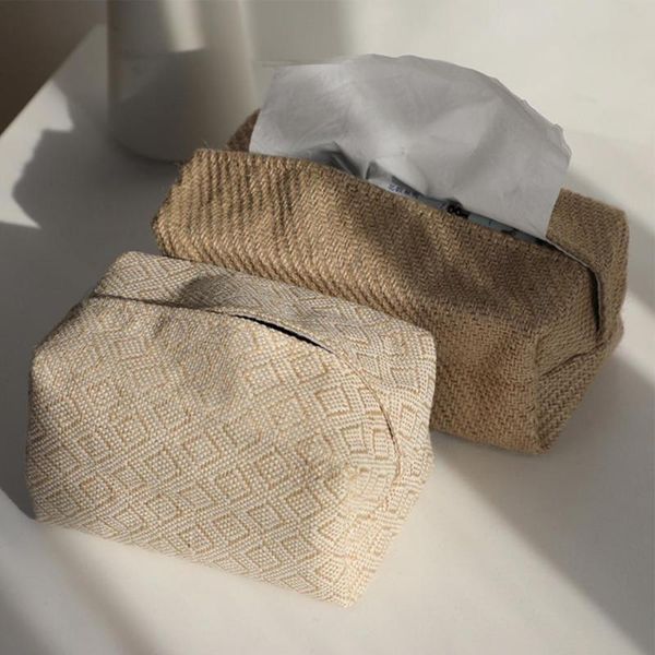 

tissue boxes & napkins case japanese-style decorative fabric table for car
