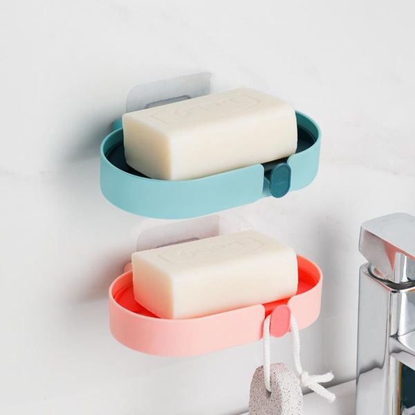 

soap dishes bathroom draining dish drainage box storage kitchen tub sponge cup rack holder 1pc