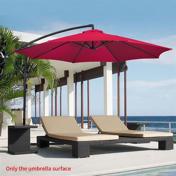 

shade patio umbrella canopy polyester cloth sun shading replacement uv-resistant cover for garden camping awning gazebo tent