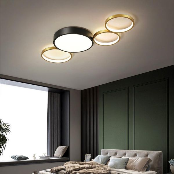 

ceiling lights modern led for living room bedroom luminaire plafonnier lustre avize lamp with remote dim
