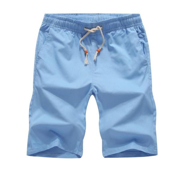 

men's shorts mens sports classic leisure short pants pure cotton comfortable plus size fitness colorful brand linen 2021 fashion, White;black