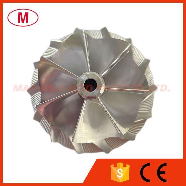 

rhf55 55.50/76.13mm 7+7 blades forward turbocharge turbo billet compressor wheel/aluminum 2618/milling compressor wheel for cartridge/chra/c