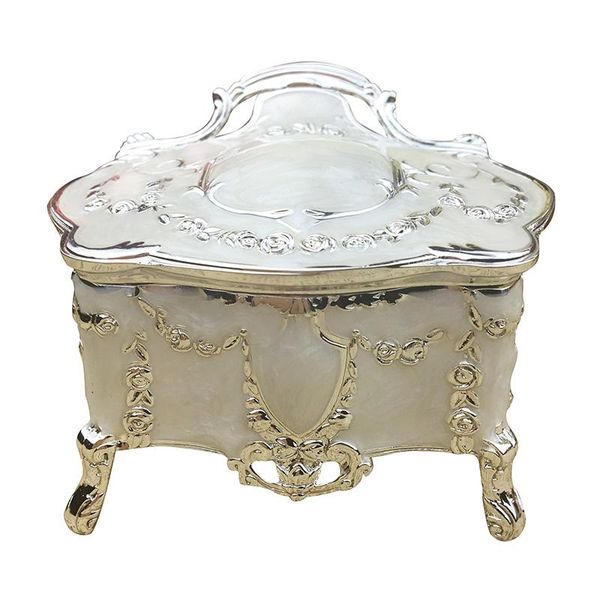 

european style court antique jewelry storage box exquisite boxes & bins