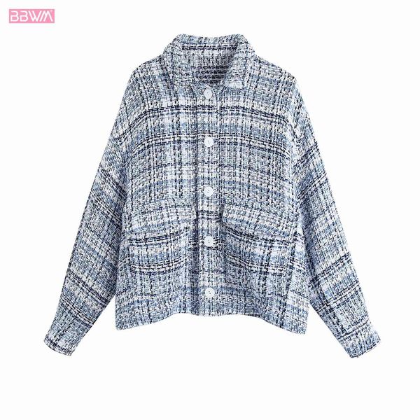 

sweet women lapel long sleeve small fragrance loose texture jacket coat vintage with pockets single-breasted chic female 210507, Black;brown