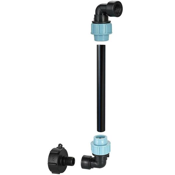 

watering equipments ibc adapter gooseneck thread tap container rainwater tank coarse for connecting the garden hose
