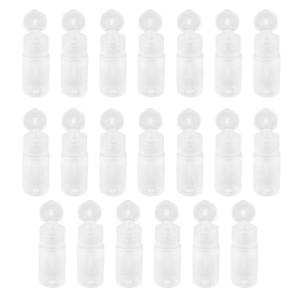 

20pcs 10ml transparent empty bottle portable dispenser make and skin care water refillable bottles multifunctional storage & jars