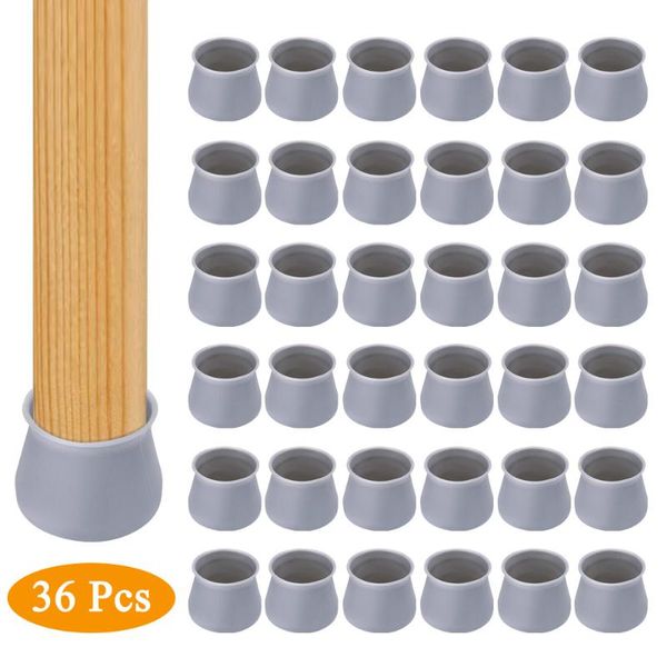 

chair covers 36pc table leg silicone cap pad furniture non-slip feet cover floor protector foot protect bottom pads