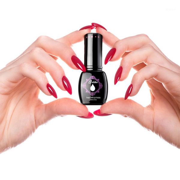 

15ml gel uv nail polish 64 colors long-lasting led soak off no art1, Red;pink