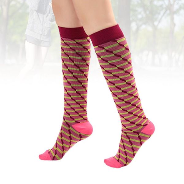 

pair socks comfortable breathable solid fashion casual crew oblique strip pattern size- s/ sports, Black