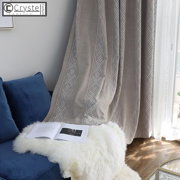 

curtain & drapes simple chinese chenille blackout balcony bedroom living room