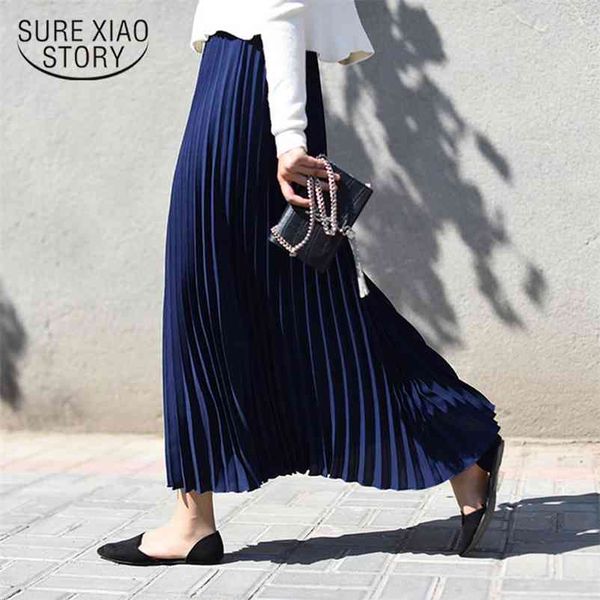 

skirts women's long skirt high waist plus size women spring faldas mujer moda elegant s harajuku 2977 50 210510, Black