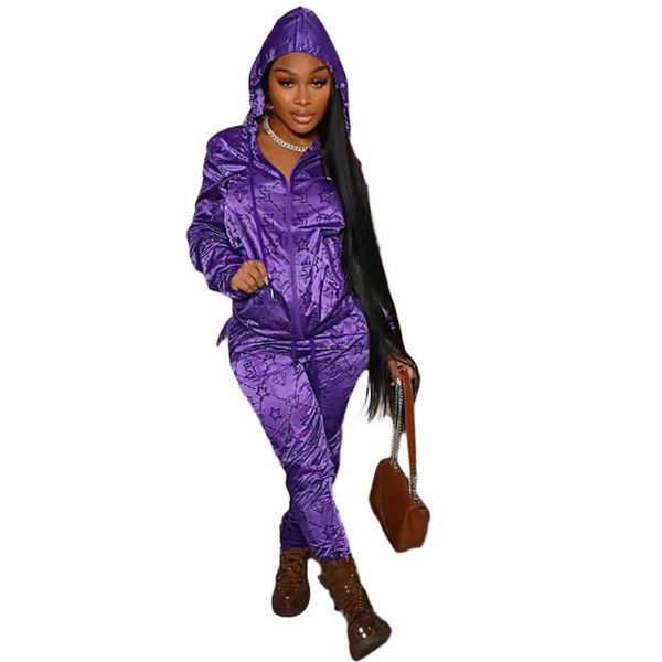 

women's two piece pants velour tracksuit suit hoodies sportswear sets womens peice velvet zipper up sweatshirt + 2piece set, White