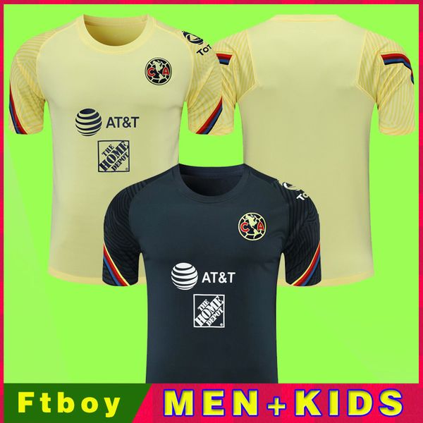 

mx liga 21 22 mexico club america soccer jerseys leon third away home 2021 2022 camisetas tigres unam chivas cruz azul 3rd training football, Black