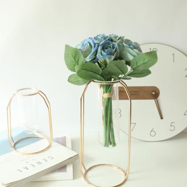 

decorative flowers & wreaths artificial flower 25cm long land lotus, bridal wedding bouquet, home decoration vase arrangement, table and set