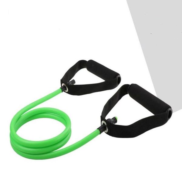 

lbs green resistance band handle yoga pull rope stretch fitness strength training for the family bands