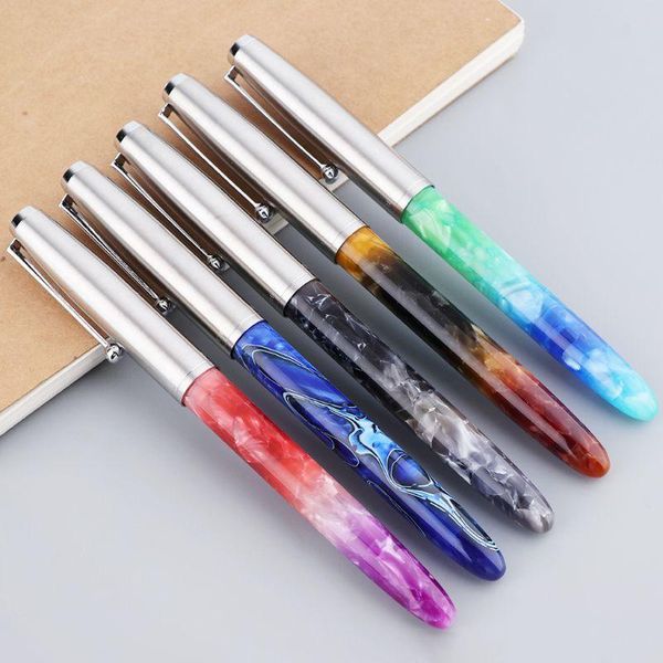 

fountain pens 0.38mm jinhao 51a luxury men pen business extremely fine nib calligraphy school office supplies