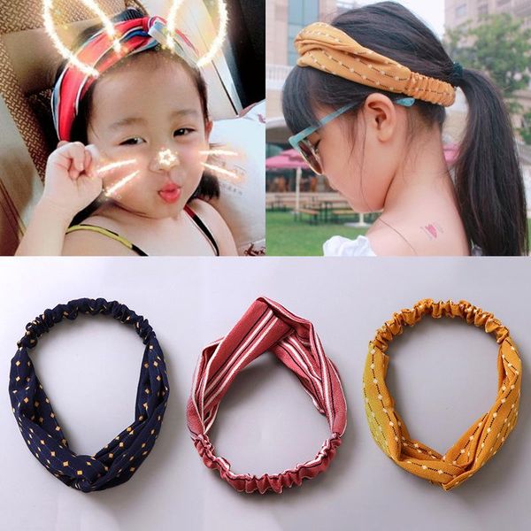 

hair accessories fashion headbands head wrap for girls turban hairbands children band headband bandage headwear, Slivery;white
