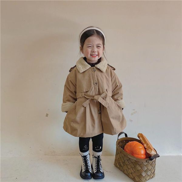 

coat toddler windbreaker girls autumn jacket children trench kids winter outerwear baby quilted fashion child girl clothes, Blue;gray
