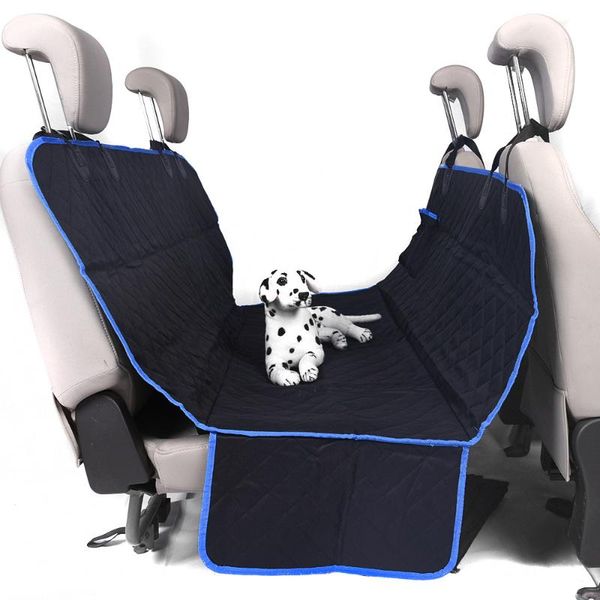 

dog car seat cover rear back mat mesh waterproof pet carrier hammock cushion protector with zipper and pocket for travel covers