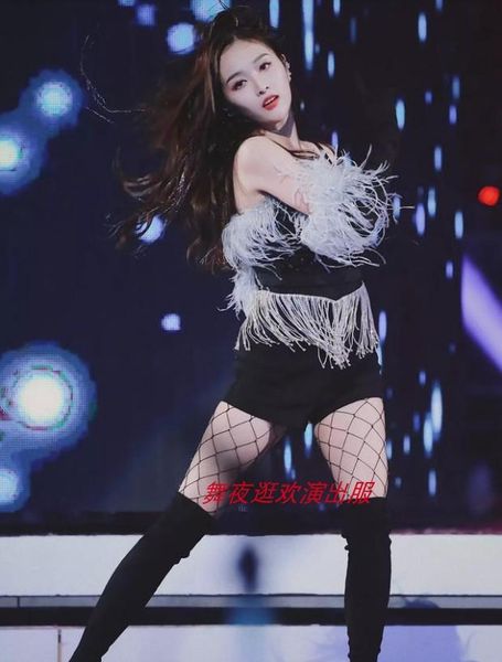 

women's tracksuits kpop korea girl group jazz pole dance hip-hop vest female singer stage performance women festival party rave ou, Gray