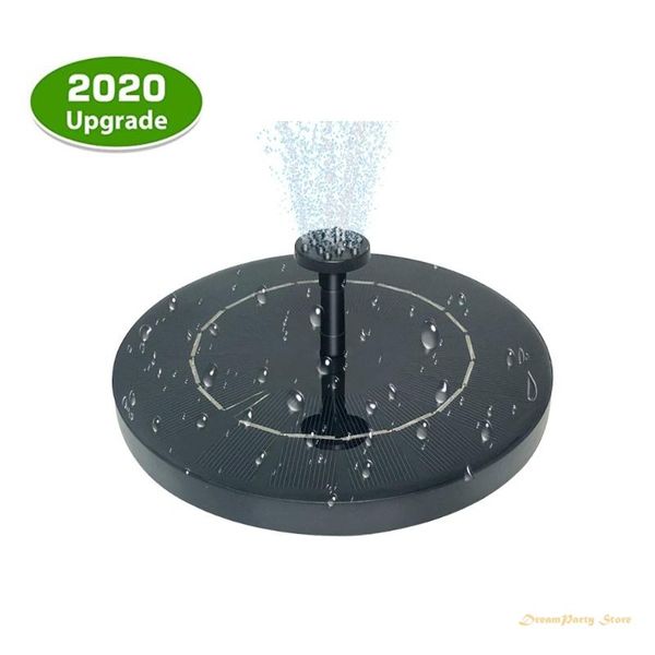 

outdoor battery solar fountain 1200mah 4.5v3w floating 60cm water spray height shortage protection garden decorations