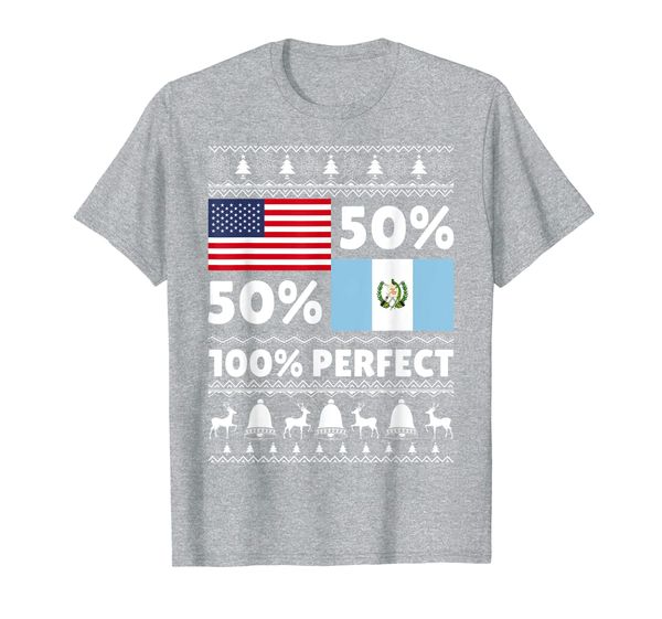 

guatemalan american flags xmas ugly sweater funny cool gift t-shirt, White;black