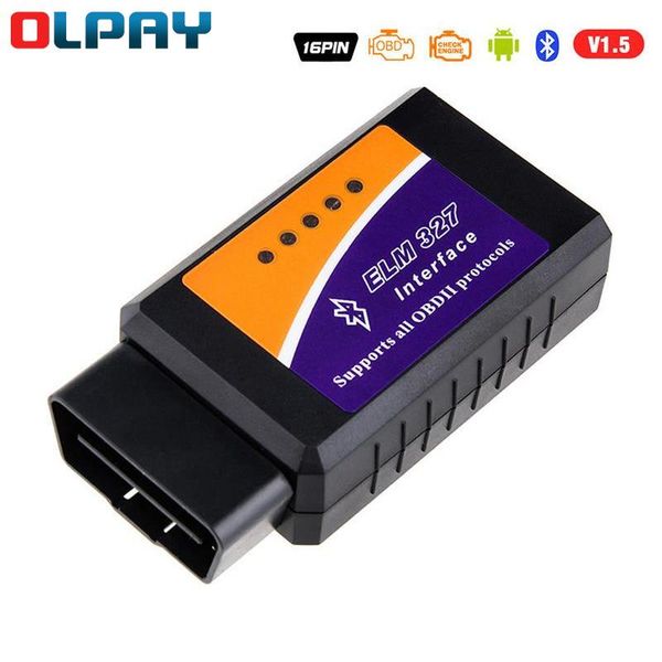 

code readers & scan tools mini elm327 obd2 scanner obd bluetooth v1.5 with usb switch auto diagnose-tool reader for android / windows englis