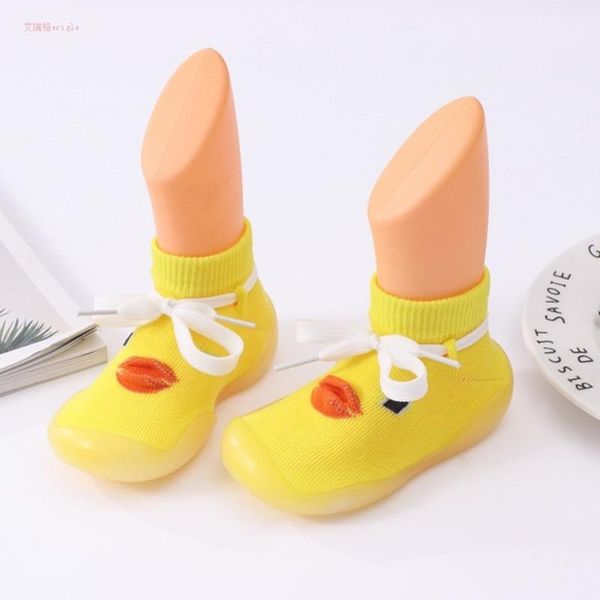 

baby non-slip soft soled floor shoes for born four seasons cartoon lips walking toddler first walkers