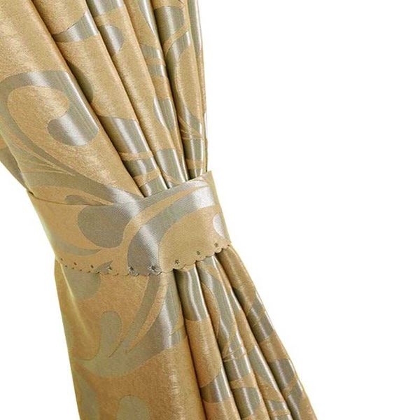 

curtain & drapes 100% polyester jacquard for living room