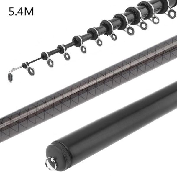 

5.4m 10 section carbon fiber surf spinning pole rock carp fishing rod boat rods