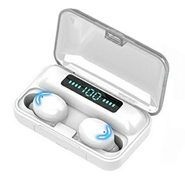 

headphones & earphones f9-5d mini bluetooth 5.0 headset 2200mah capacity led twins earbuds waterproof 5d stereo