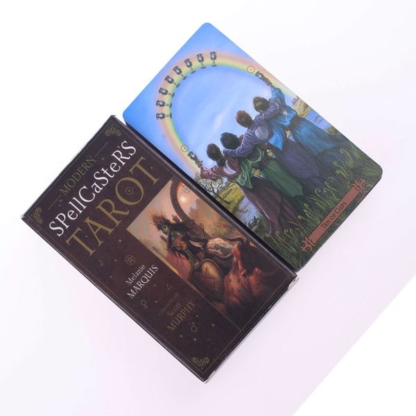 

modern tarot cards deck board games english for family gift party playing card game