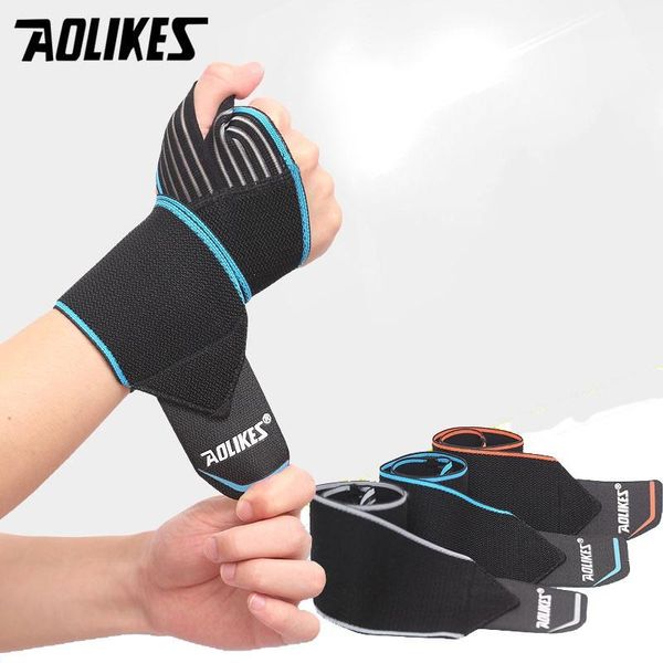 

1pcs gym wrist band sports hand support wristband brace splint fractures carpal tunnel fitness wristbands, Black;red