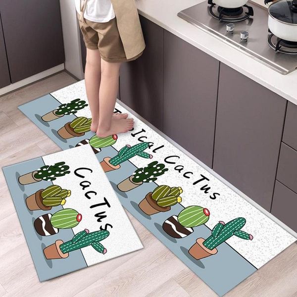 

non-slip long kitchen floor mat modern bathroom absorbent entrance doormat living room hallway corridor area carpet fashion rug carpets