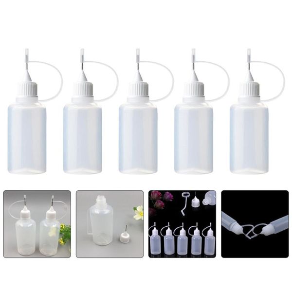 

storage bottles & jars 10pcs squeeze 30ml liquid glue dispensers empty refillable