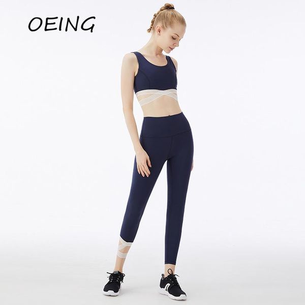 

yoga outfit entgoing workout clothes for women sets crop gym bra two piece sport set running