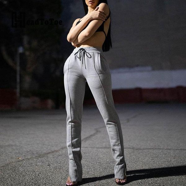 

women's pants & capris mid waist skinny casual solid women pencil, Black;white