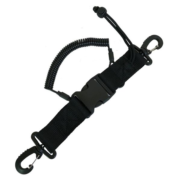 Pool-Zubehör, Nylon-Schnalle, einziehbar, wasserdicht, Lanyard, elastisch, langlebig, Spule, Tauchkamera, Schnellverschluss, mit Schnalle, Dive 232 H1