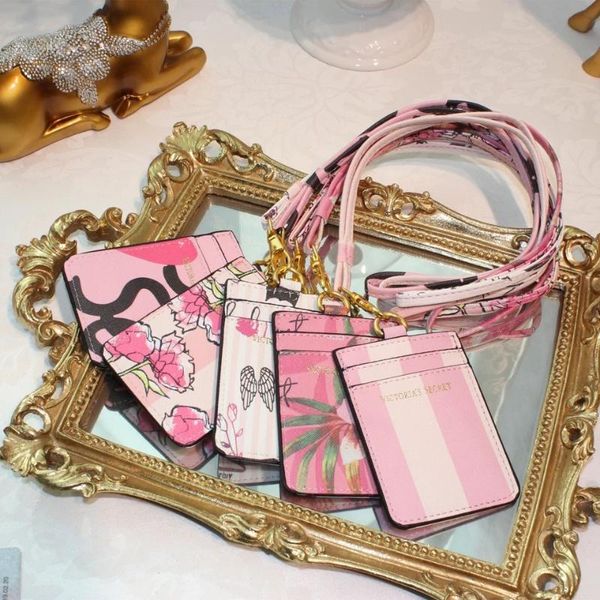 

card holders holder lanyard cover work student id bus pass bank case, Brown;gray