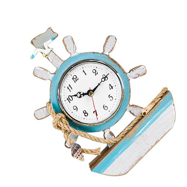 

other clocks & accessories 1pc vitnage deskclock boat design decor home adorn random color