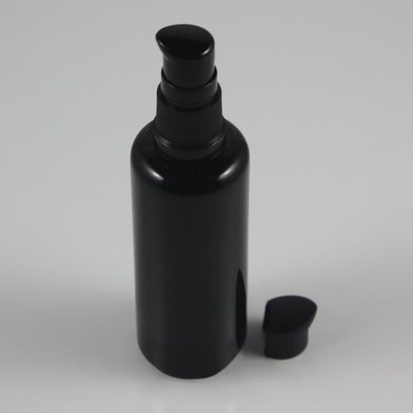 

storage bottles & jars black violet 60ml empty glass face lotion pump bottle