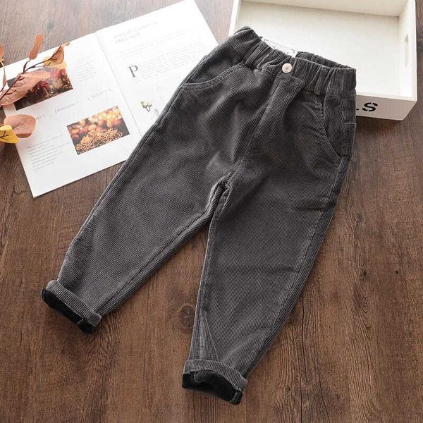 

trousers 2021 spring autumn/winter girls kids boys warm and velvet pants comfortable cute baby clothes children clothing, Blue