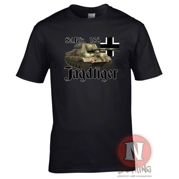 

men's dress shirts w deutsche panzer jagdtir sd. kfz 186 hvy dtroyer t-shirt. summer cato o-ne sho mouw ntlemen t-shirt, White;black