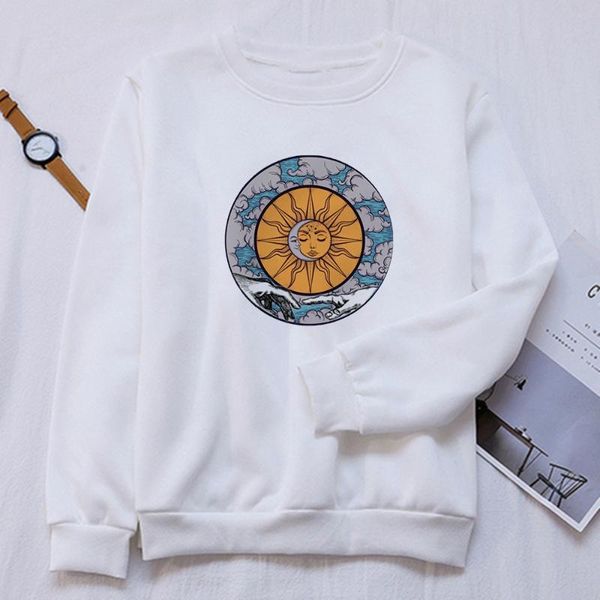 

women's hoodies & sweatshirts autumn summer style gorgeous e-girl printing harajuku fine comfortable hooded pullover, Black