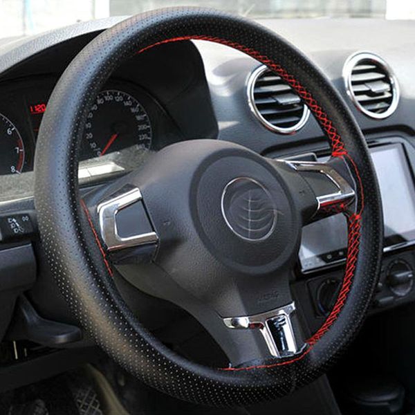 

steering wheel covers artificial leather car woven cover sewing kit for all series 1 2 3 4 5 6 7 x e f-series x1 x3 x4 x5 mini