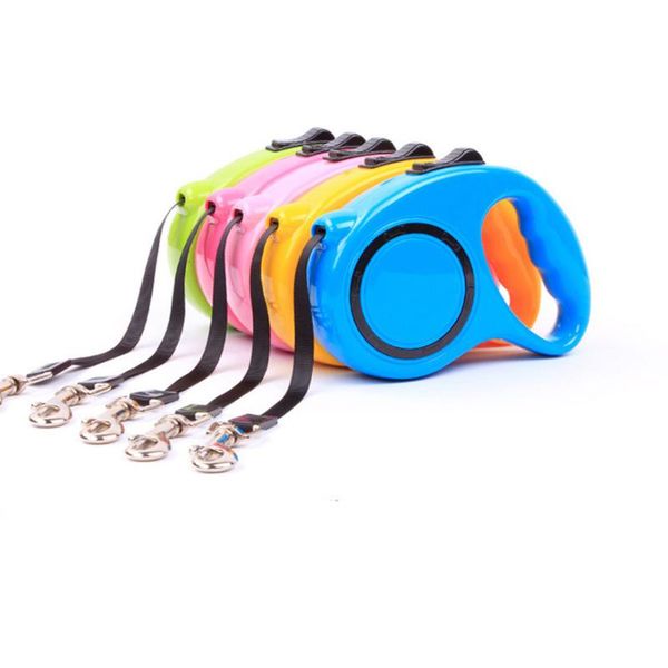 

tough and fashionable pet automatic retractable traction rope multi-color for cts dogs dog collars & leashes