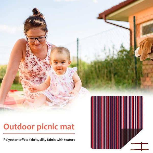 

outdoor pads 2x2m waterproof picnic mat thickened fashion pad portable camping hiking travel beach blanket