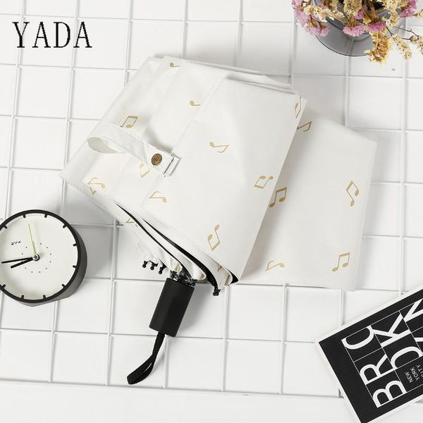 

umbrellas yada creative quality musical note umbrella uv sunny&rainy folding for women windproof designer ys677