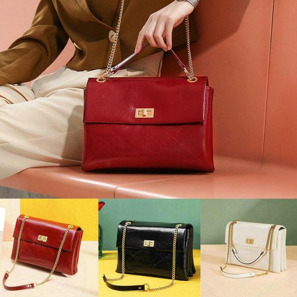 

duffel bags luxury cowhide fashion simple small square bag women designer high-quality leather chain mobile phone one-shoulder handbag